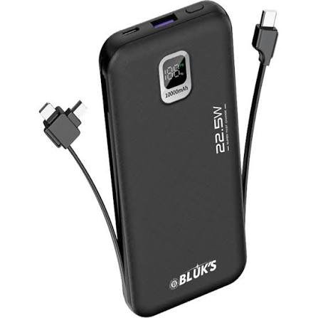BLUK'S 10000mAh 22.5W Super Fast Charge Power Bank